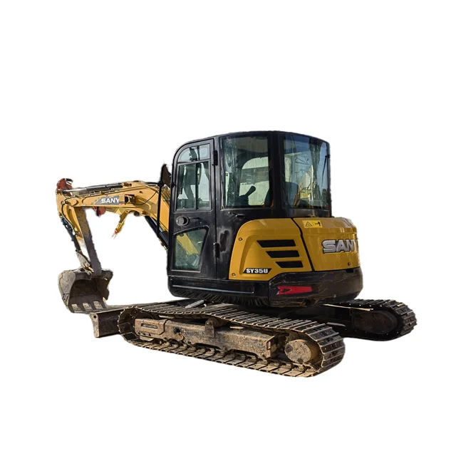 Используется SANY SY35U экскаватор гидравлический гусеничный горячая распродажа