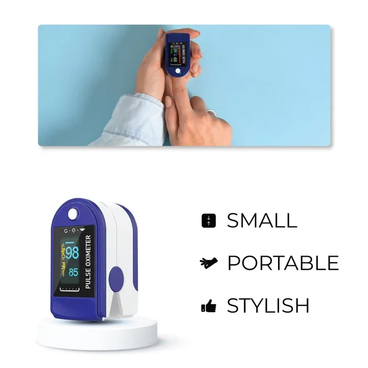 High Quality Highly Accurate LED Digital Medical Fingertip Pulse Oximeter For Measurement Of Blood Oxygen Levels And Pulse