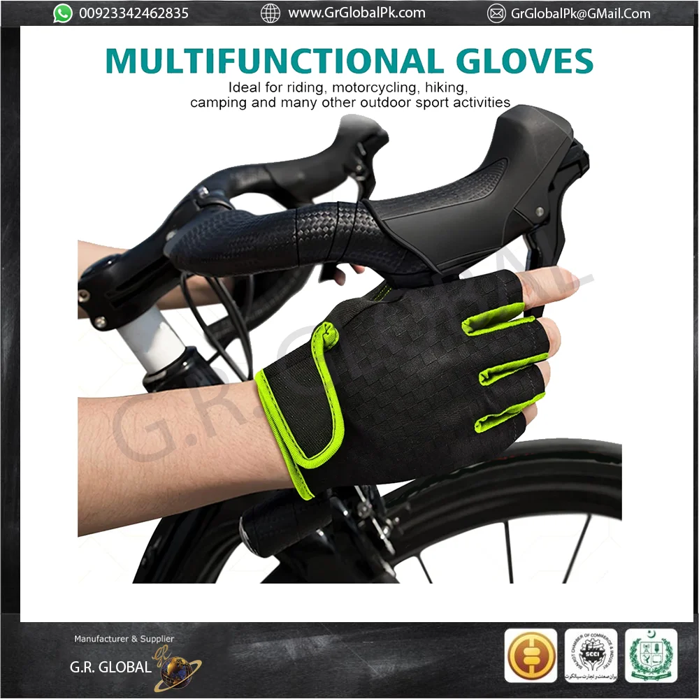 Buy Wholesale High Quality Fitness Gym Outdoor Half Finger Body Building Workout Fitness Gym Training Weight Lifting Gloves