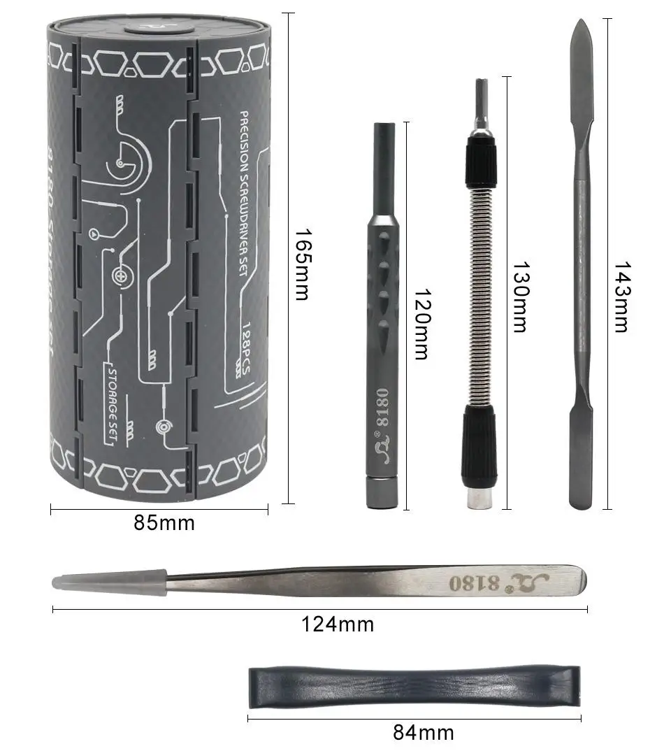 New Design 128 In 1 Precision Screw Driver Set Tools Screwdriver Kit Bits Phone Cell Laptop Repairing Magnetic Kits  Tool