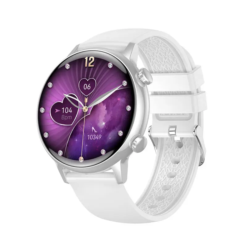 Fashion Ladies Smartwatch IP68 HK39 AMOLED Screen 1.1 inch Heart Rate Sleep Monitor Calling Women Smart Watch 2023