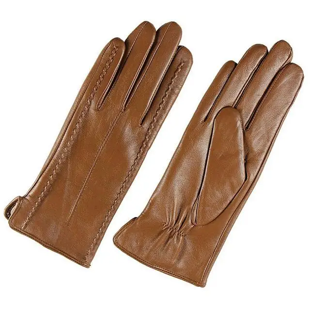 Top Quality wheelchair winter gloves winter mittens for adults Genuine Leather Cowhide Sheepskin Flleece lined Gloves