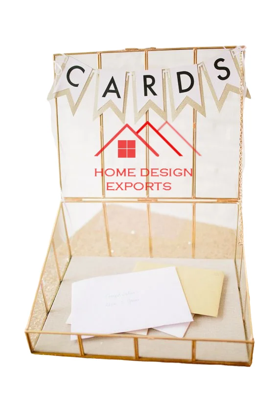 Pen Holder  Decorative Metal Card Holder In Gold finished best Selling Trending Products visiting Card Holder Card Stand