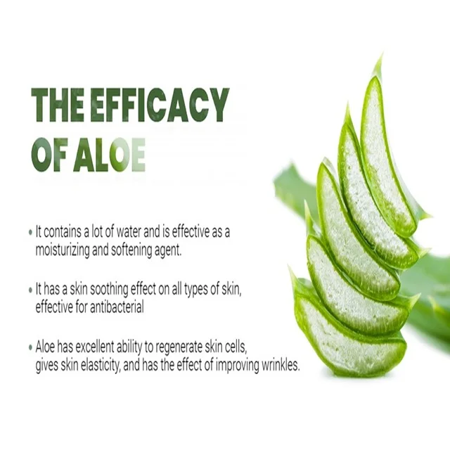 3WB Aloe Soothing Gel 300ml WHP Hydrating Moisturizing OEM/ODM Private Label Aloe 99