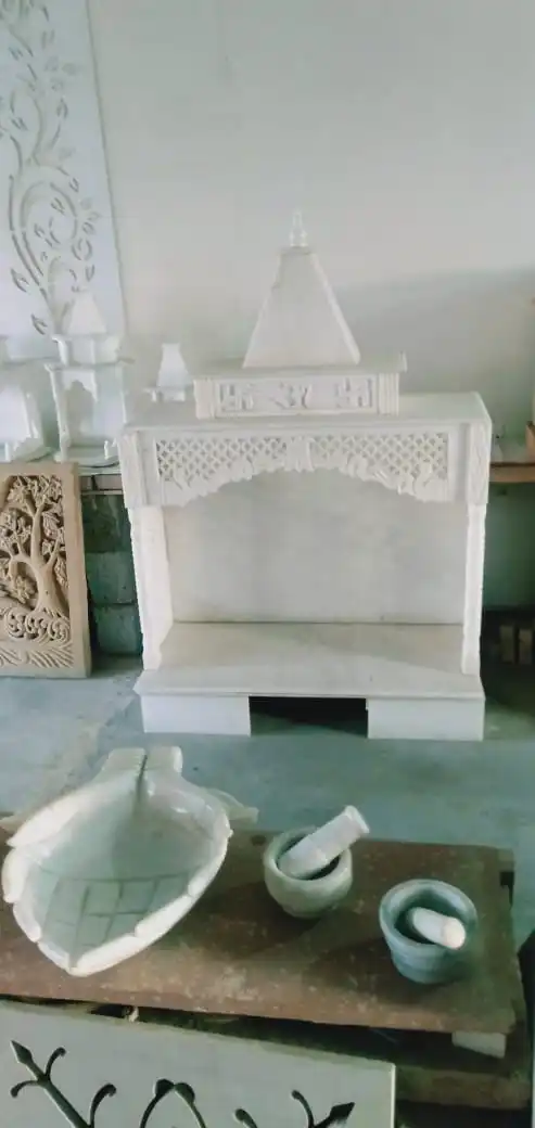 Hand Carved Marble Stone Temples for Homes and Offices Ideal Resale Suitable Interior Designers Home Stores