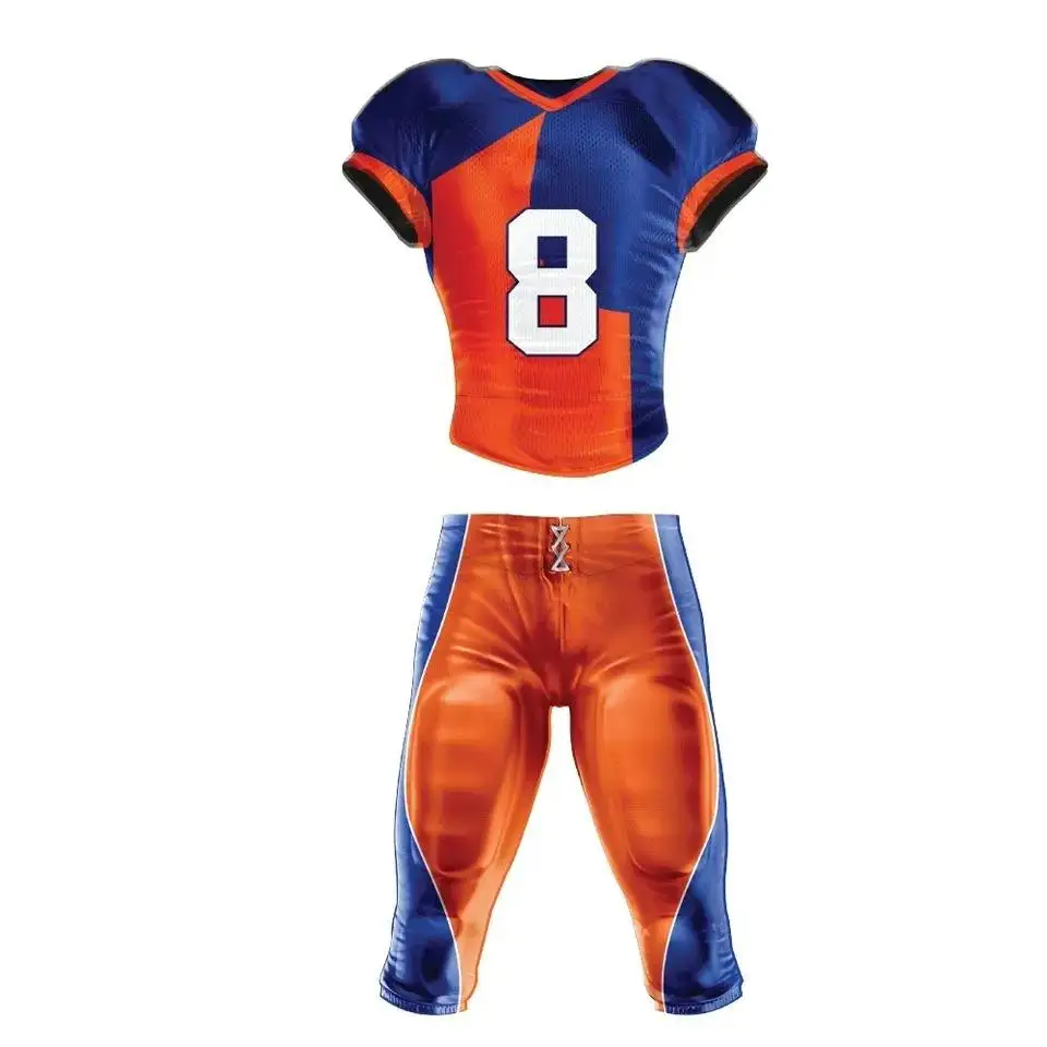 sublimation american football jersey hot sale custom team football clothing for men wholesale youth american football uniform