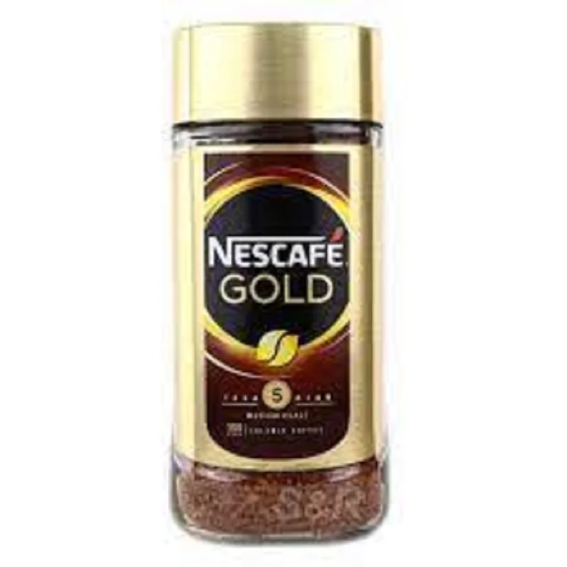 Nescafe растворимый кофе/оптовая продажа оригинальный Золотой 190 г (баночка) кофейный порошок