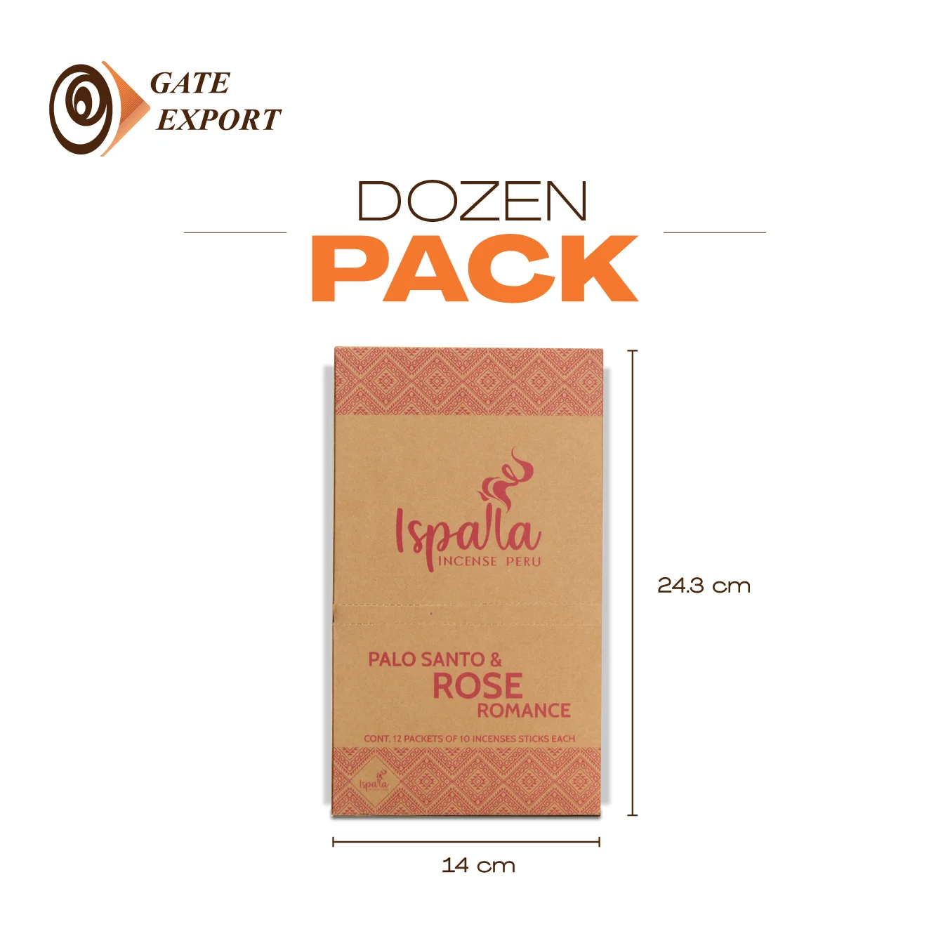 New Ispalla Palo Santo Rose Incense Sticks  Natural Incense Peru