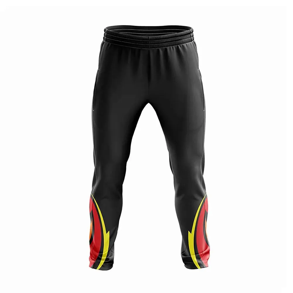 Более крупное изображение для сравнения, Высококачественная футболка и брюки для крикета, Униформа с индивидуальным логотипом, оптовая продажа, дышащие