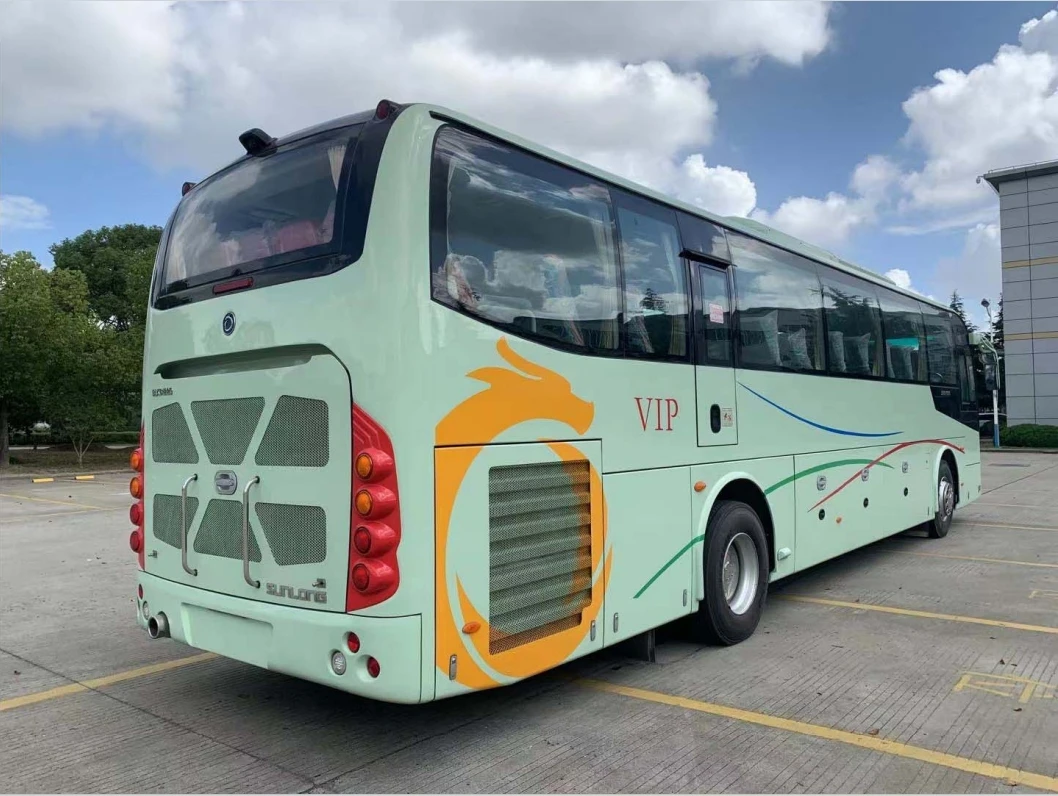 Новый автобус Sunlong с правым рулем 47 местный задний двигатель Евро 3 туристический A/C для Tanzania Zimbabwe Kenya