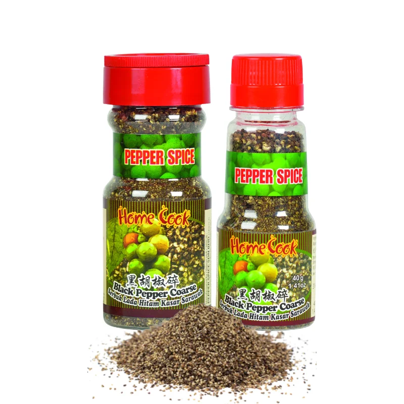 Popular Premium Grade Black Pepper Fine Crushed Ground 70g OEM Coarsely Ground Black Pepper AromaticMustard Flavor Sushi Sashimi