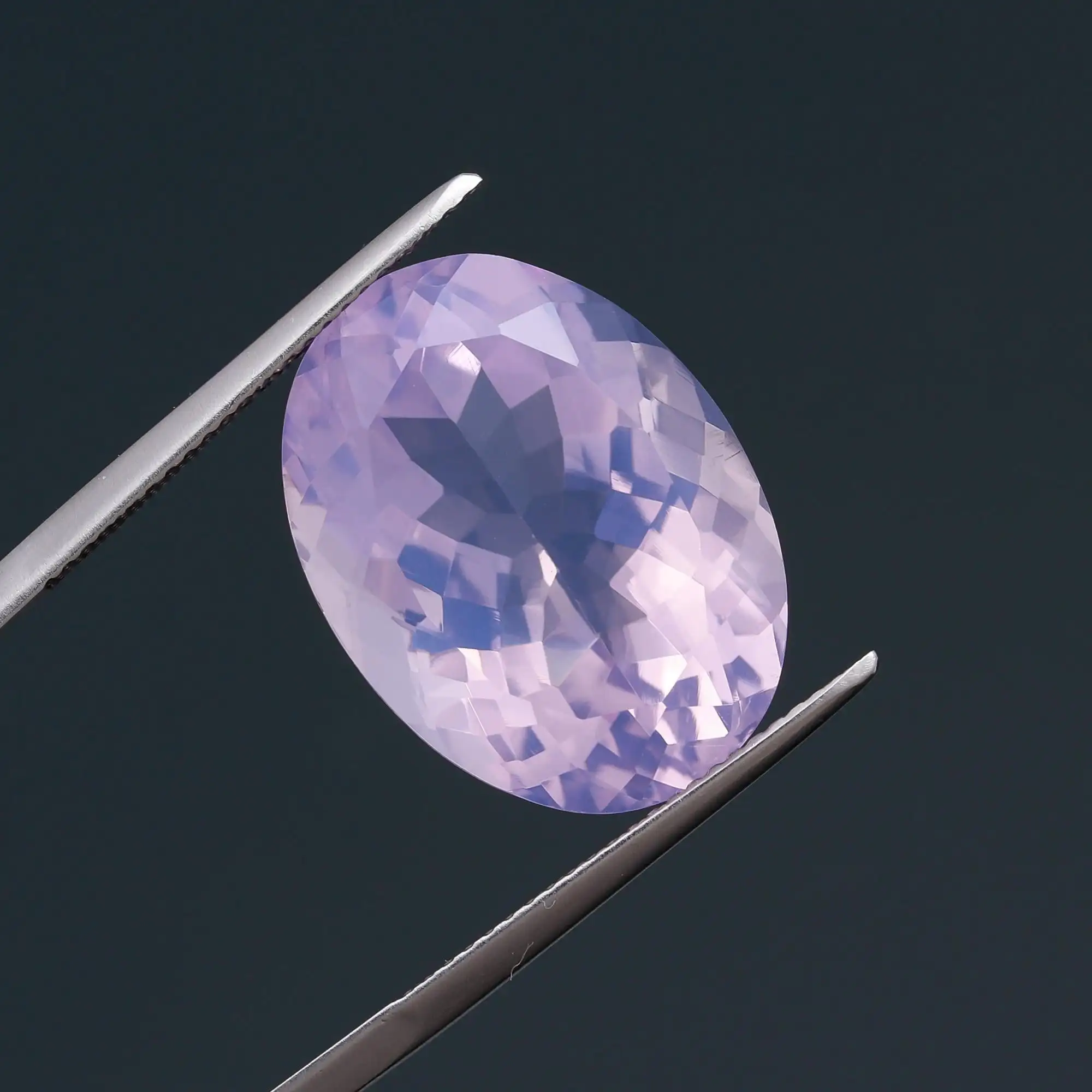 High Quality Natural Lavender Quartz Crystal Beautiful Purple Loose Stone for Healing Jewelry Making