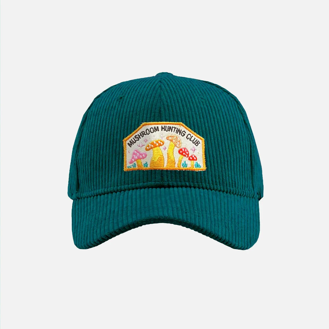 OEM Custom Logo Corduroy Fabric Vintage Baseball Hats Embroidered Logo Structured Form Unisex Sports Hats Baseball Hat Wholesale