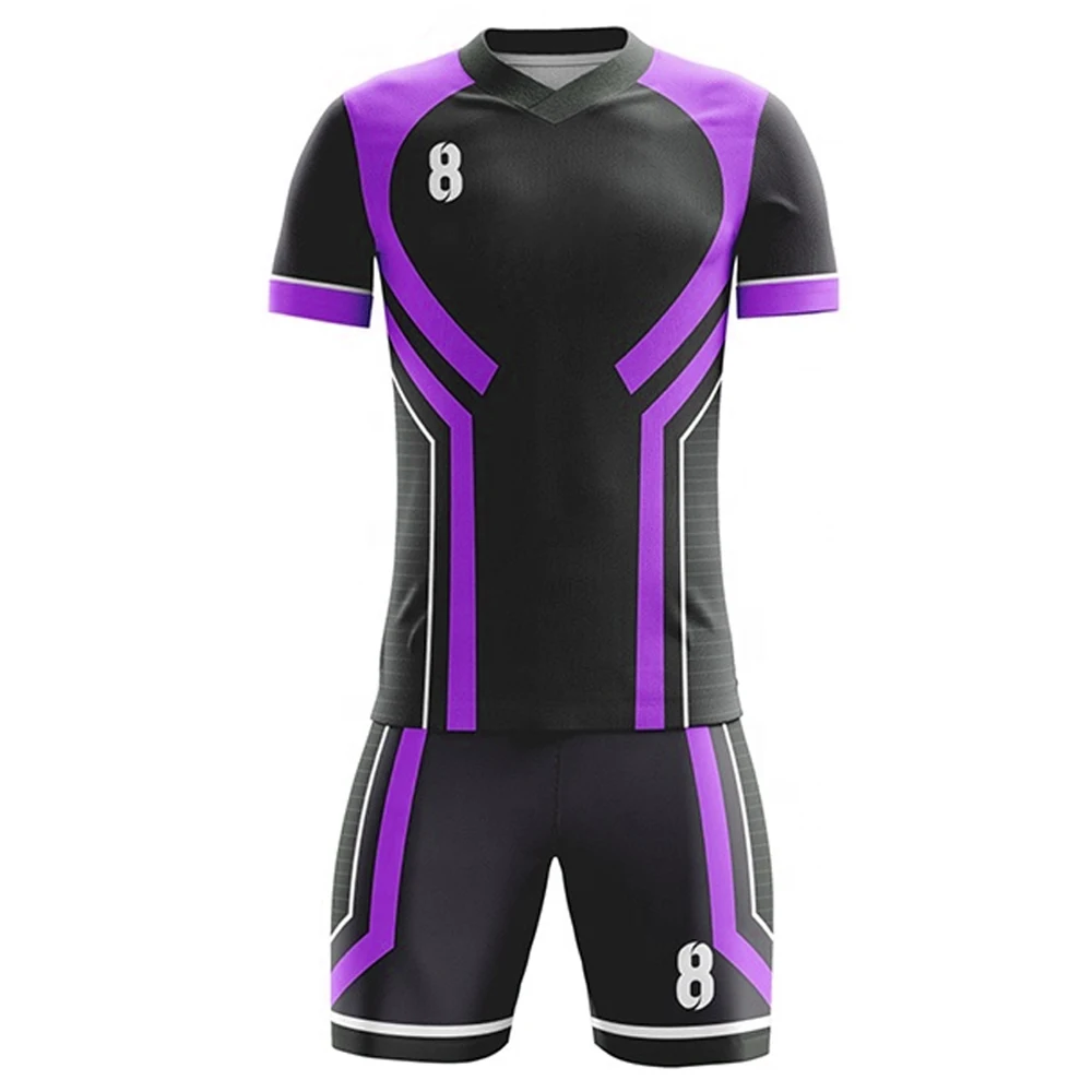 Soccer Uniform 100% Polyester Unisex Comfortable Shirts & Tops Customized Logo Printing Polyester Spandex Accept Customized Size