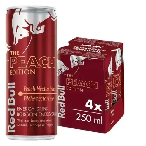 Factory made Redbull Peach Edition Energy Drink 250ml Cans Available for sale