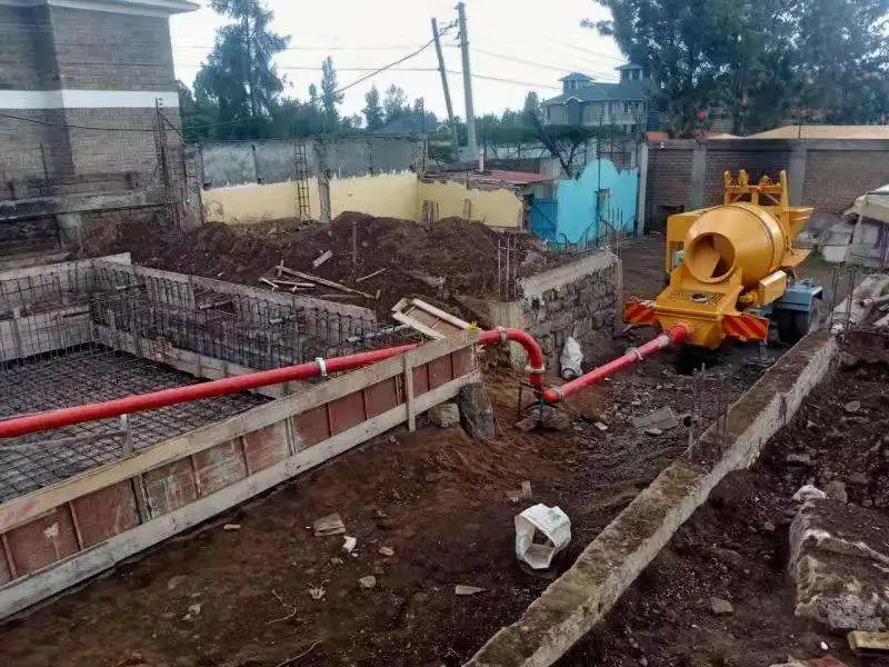 Hot Selling Concrete Machine Construction Machine Concrete Mixer and Pumping Machine Integrated 40m3/h Concrete Mixer With Pump