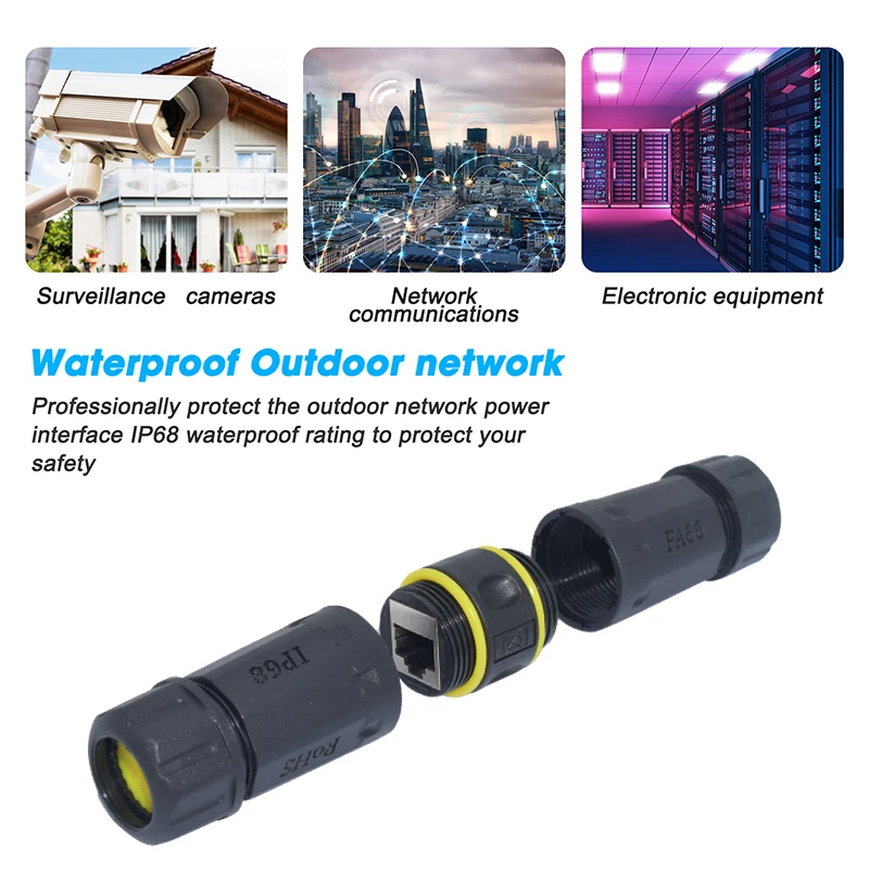 YXY IP68 High Quality Factory Price RJ45 connector Cable for internet