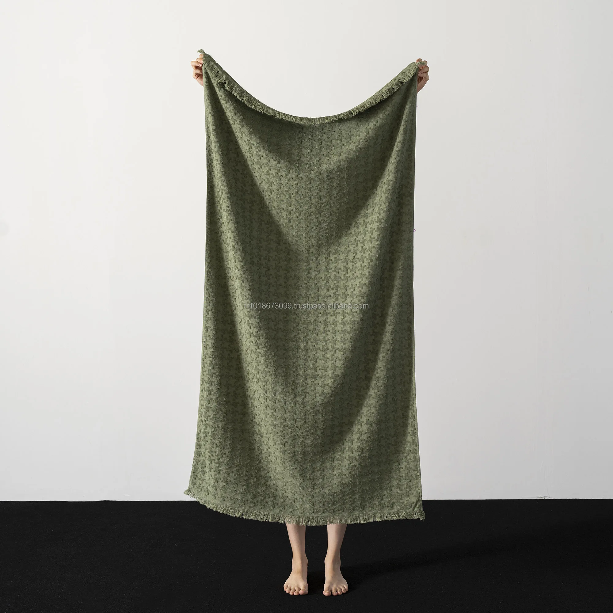 Terry back Peshtemal Towel Wholesale Terryback Collection Bath towel 100% Cotton Turkish Bath Terry-backed - Stonewashed