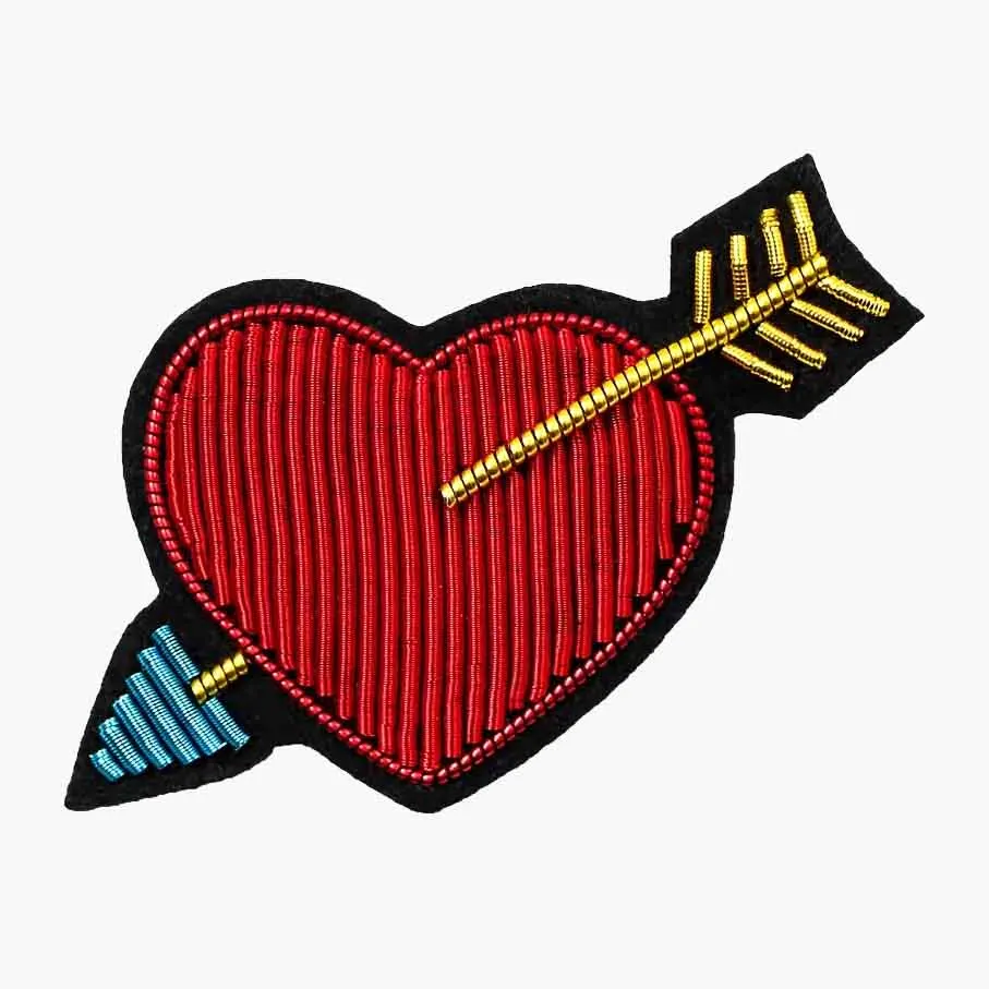 nHand-embroidered Brooch Pin Alphabet A to Z