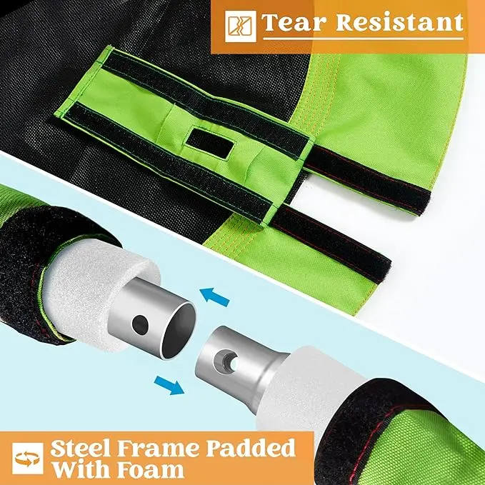 Saucer Tree Swing for Kids Waterproof Swing Seat with Adjustable Ropes for Kids Playground Activity