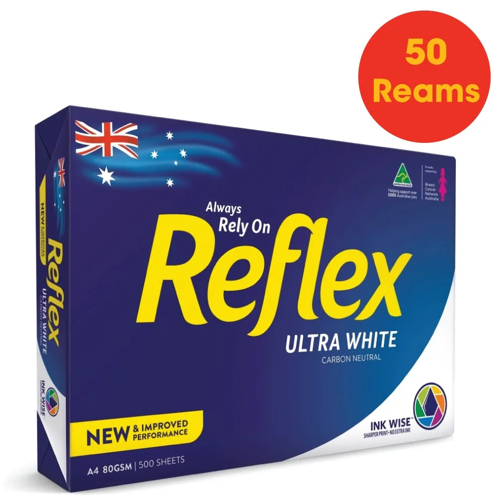 Bulk Sales Reflex Ultra White A4 70gsm 75gsm 80gsm Copy Paper For Sale at Factory Price / double a paper a4 Copier Cheap Price