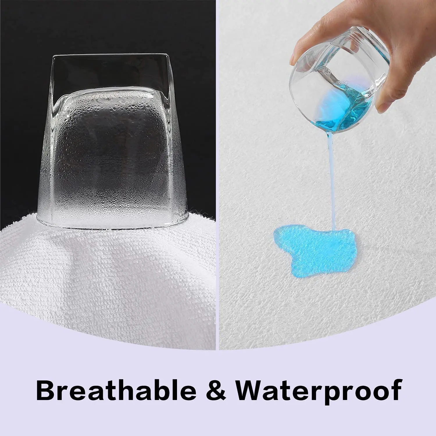 Горячая продажа Водонепроницаемый Матрас протектор с ТПУ ламинирование