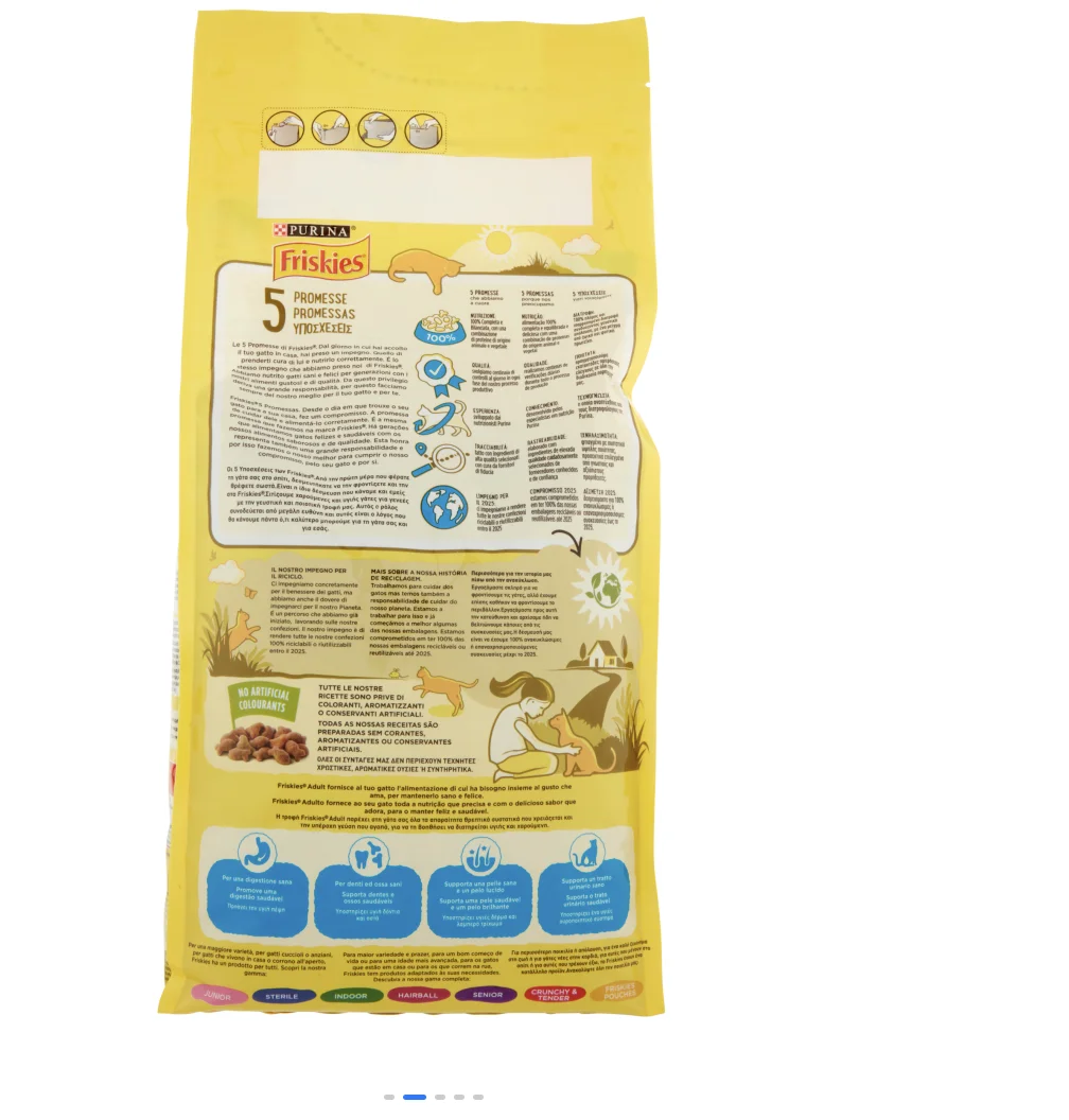 Adult Cat With a tasty mix of  Salmon and Vegetables 2Kg with selected quality ingredients