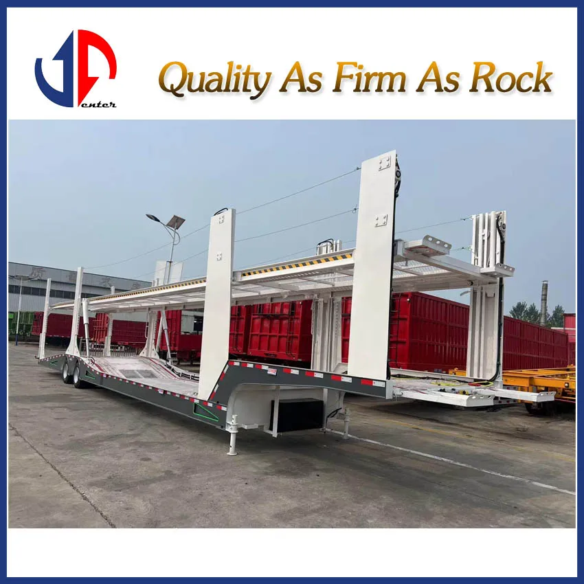 2-Axle Car Transport Trailer Vehicle Carrier Semi-Trailer for Construction Machinery for Car and Vehicle Transportation
