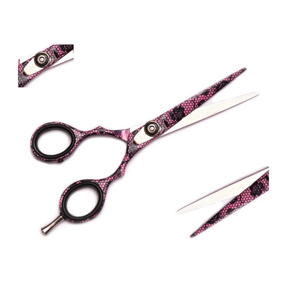 OEM ODM Professional Hair Cutting Scissors Kit Japanese Stainless Steel Barber Scissors Free Custom Logo