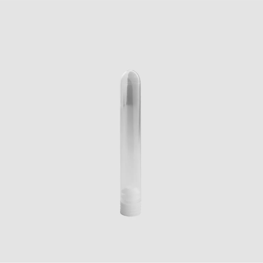 Plastic Test Tubes, polystyrene 16 100 mm with Winged  lid Sample good quality Vietnam manufacturer M0349