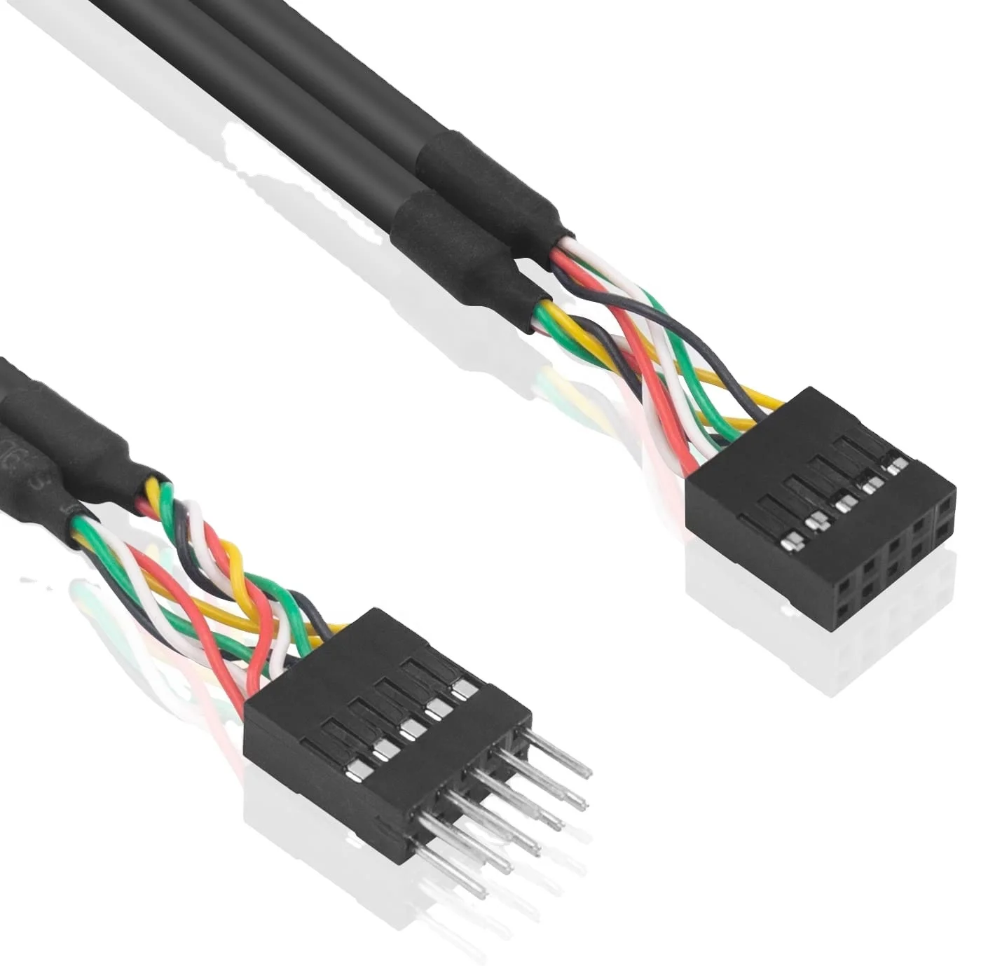 10 Pin Motherboard PCB Cable Male to Female Header Extender Extension Dupont Jumper Wires Cable