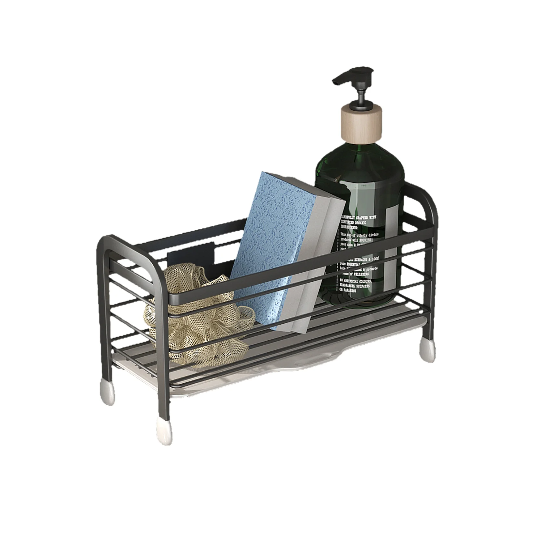 Household Cheap Price Kitchen Sink Racks Drain Basket Stainless Steel Drain Drying Shelf Sink Storage Rack