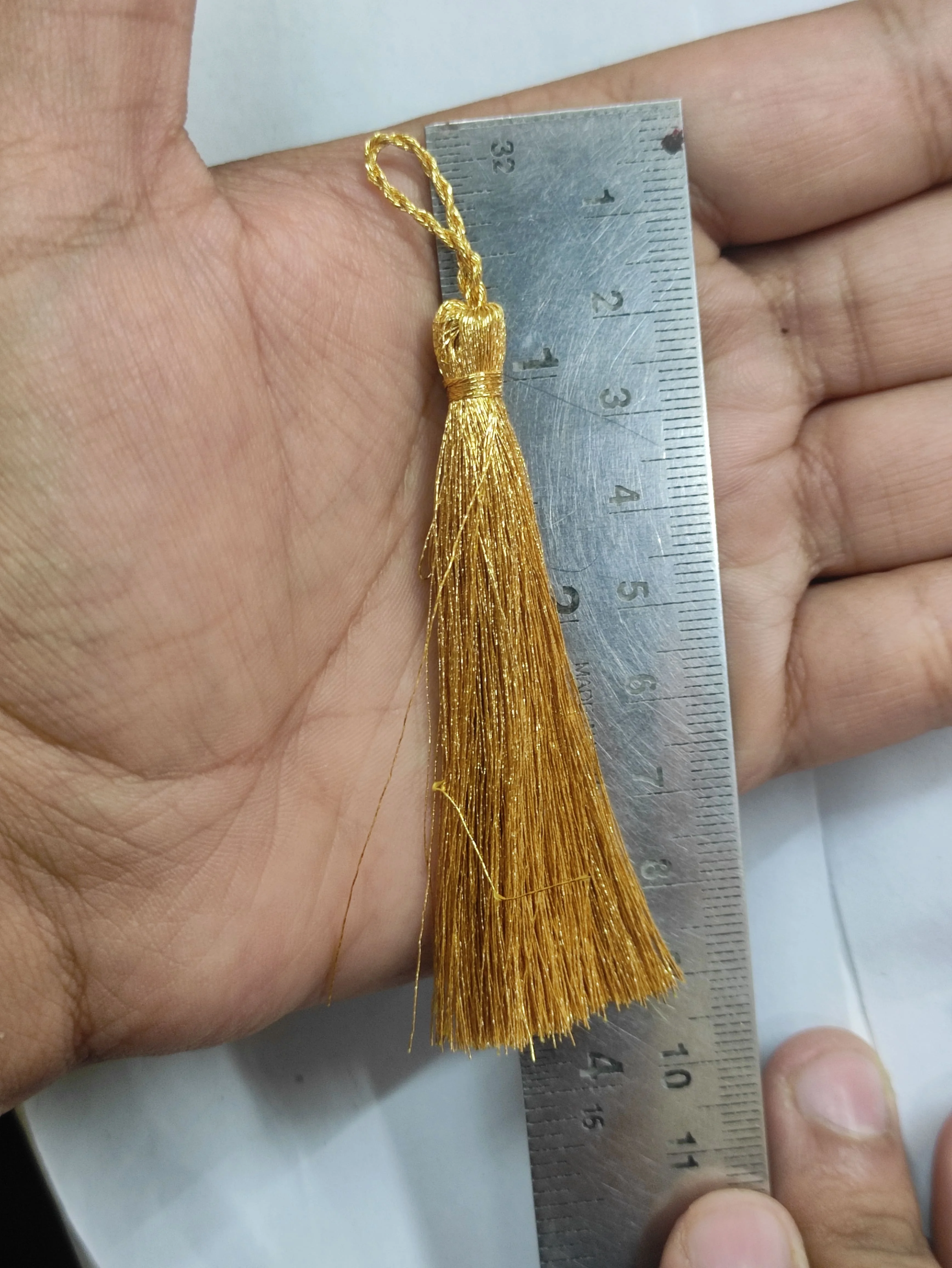 free sample many colors 9 cm large silk tassels for jewelry,100%rayon fringe tassel silk decoration