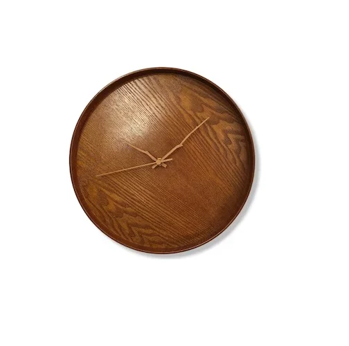 New Arrival Wooden Wall Clock wall Decorative Brown Clocks handmade with Unique design Best Anniversary Gift with Low pest price