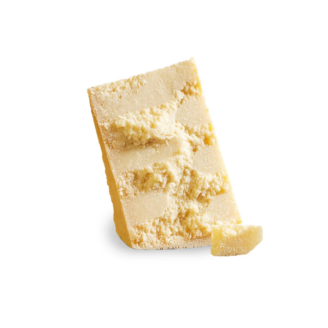 Parmigiano Reggiano Vacche Rosse 24 месяца Выдержка все колесо 38 кг итальянского сычужного сыра в сопровождении сырого ящика