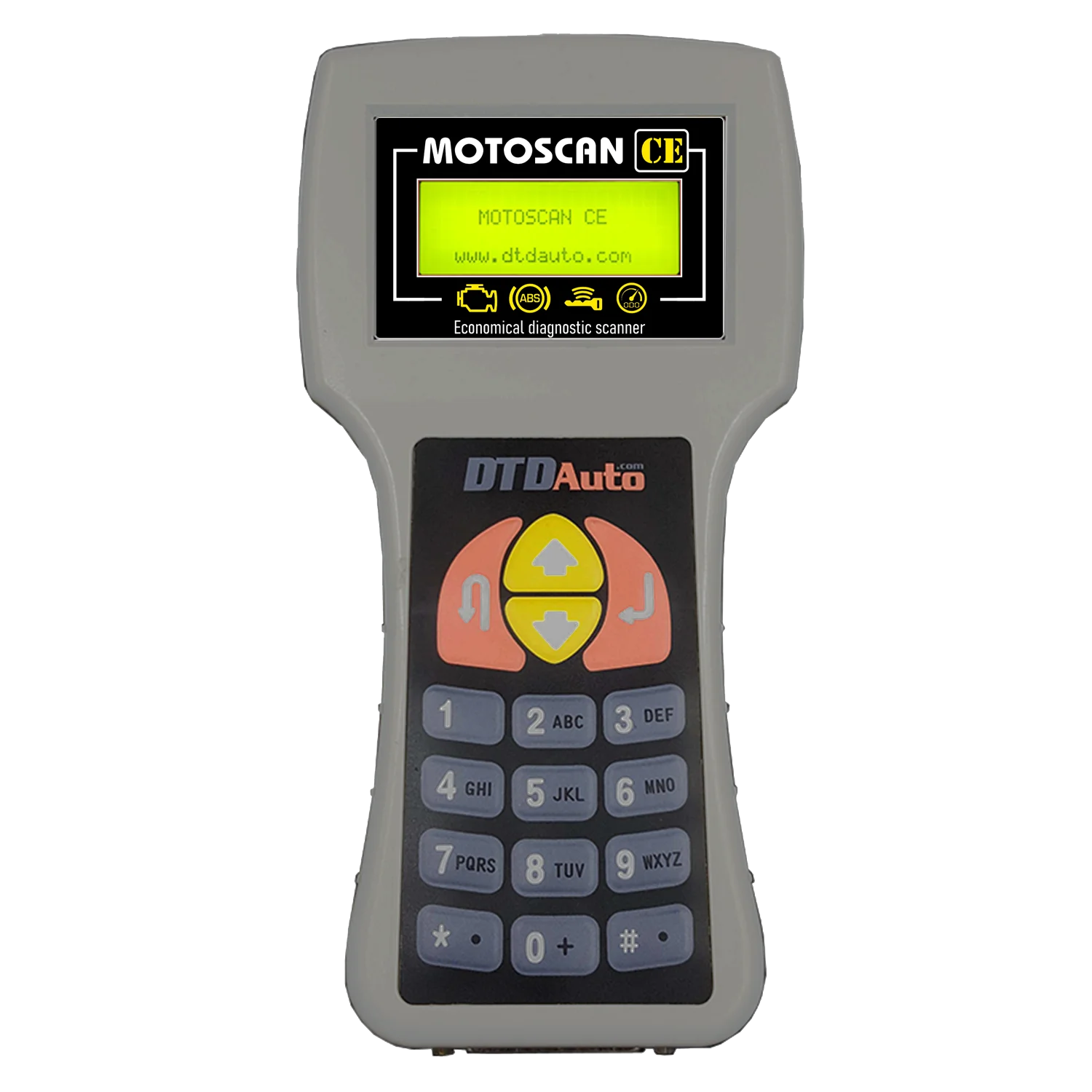 DTDAuto MOTOSCAN CE - A Diagnostic Tool Designed with the criteria of cost saving to repair fault for Engine & ABS system