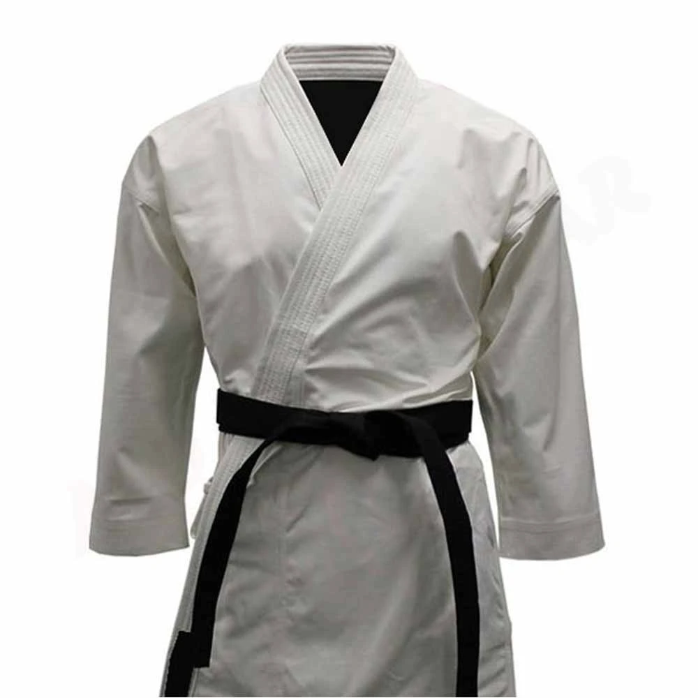 Unisex Taekwondo Uniform Karate Suit Martial Arts Polyester Cotton GI Judo Kids Adult Training Clothing
