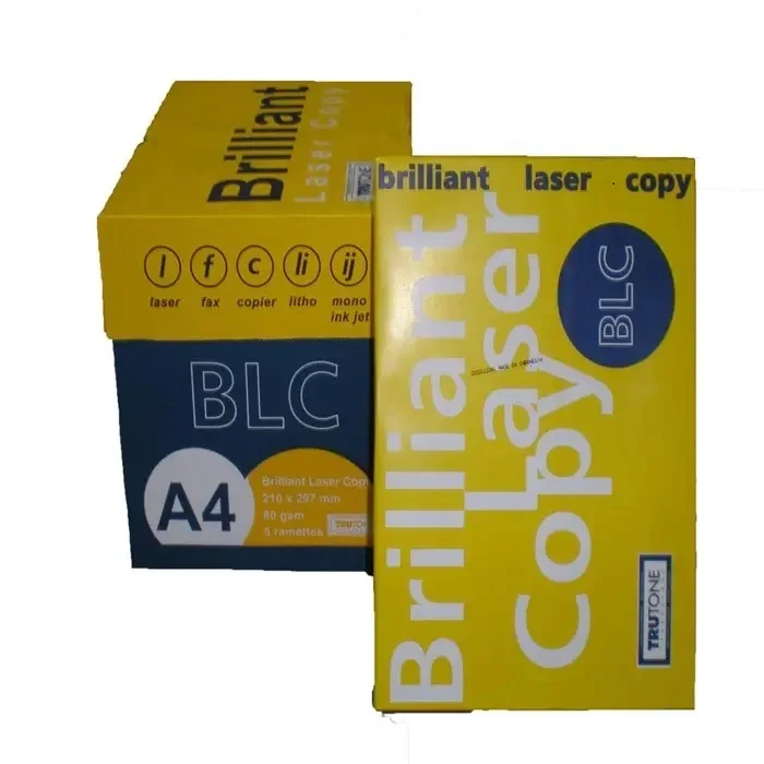 Hot Sale Quality BLC Brilliant Laser A4 Copy Paper 80 GSM 75 GSM 70 GSM Factory price /double a paper a4 /bond paper