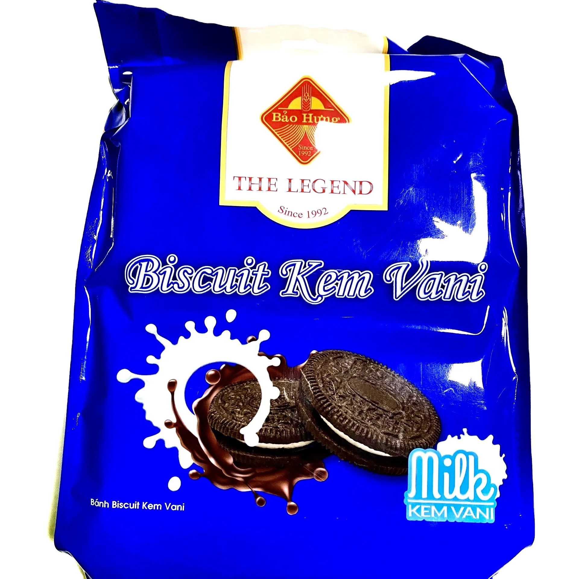 Premium Legend 260g Chocolate Biscuit Bag Vani Strawberry Cream Cookies Potato Flavor Sweet Plastic Box Packaging Made Vietnam