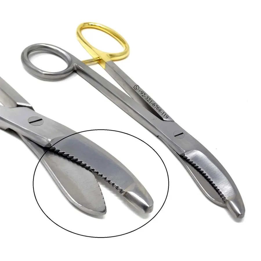 High Quality Stainless Steel Surgical Lister Bandage Scissors Manual Plaster Cast Cutting Scissors with Metal Standards Sale