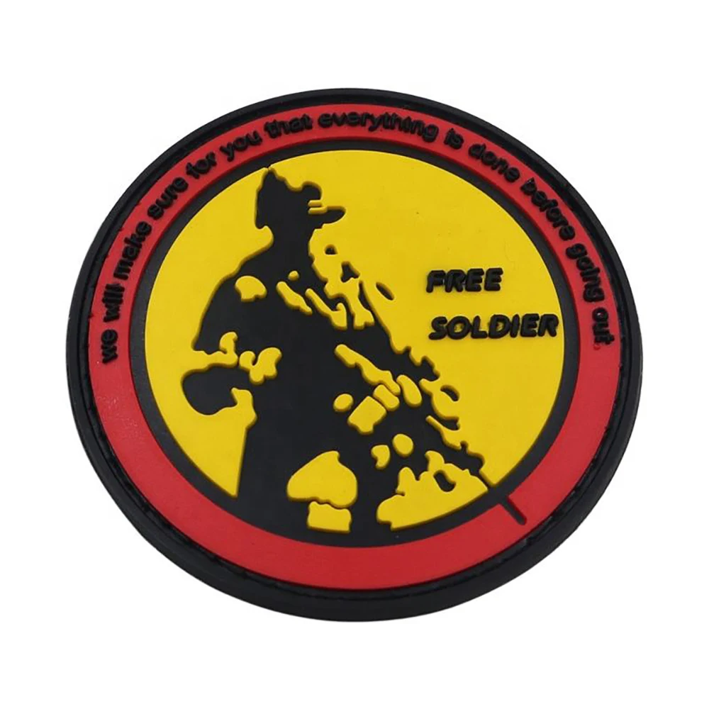 Pvc Patches Manufacturer Sew On Embossed Custom Brand Name 3d Logo Garment