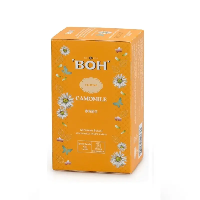 BOH ALTERNATIVE HERBAL TEA [CAMOMILE] TEABAG ORIGINAL CAMERON HIGHLANDS MALAYSIA WHOLESALER