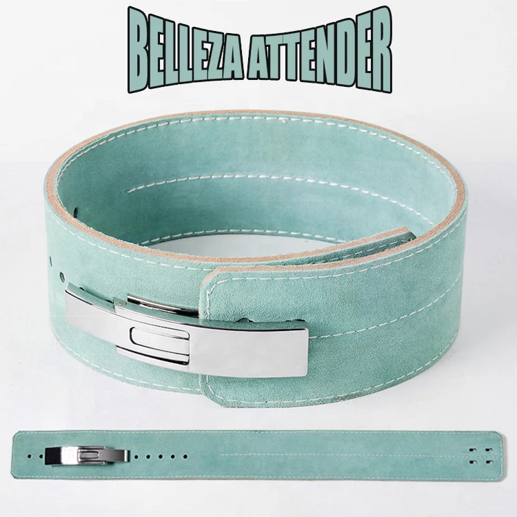 Custom Weight Lifting Belt Leather Lever Buckle Belt Cross fit Training All Colors lever buckle belt Weight Lifting women men