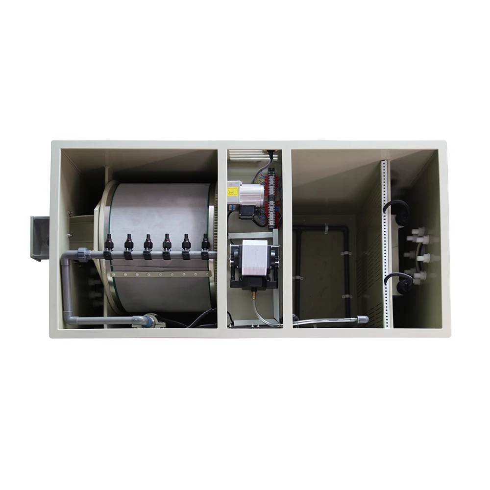 QihangRAS Hot 2021 New rotary drum filter ras fish farming equipment koi pond filter system