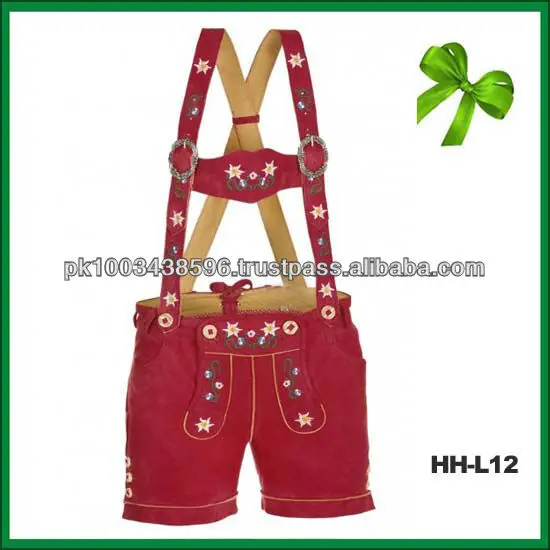 Damen Oktoberfest Short Lederhosen/Women Oktoberfest Kurze Lederhosen/Trachten Bavarian Oktoberfest Short Kurze Lederhosen