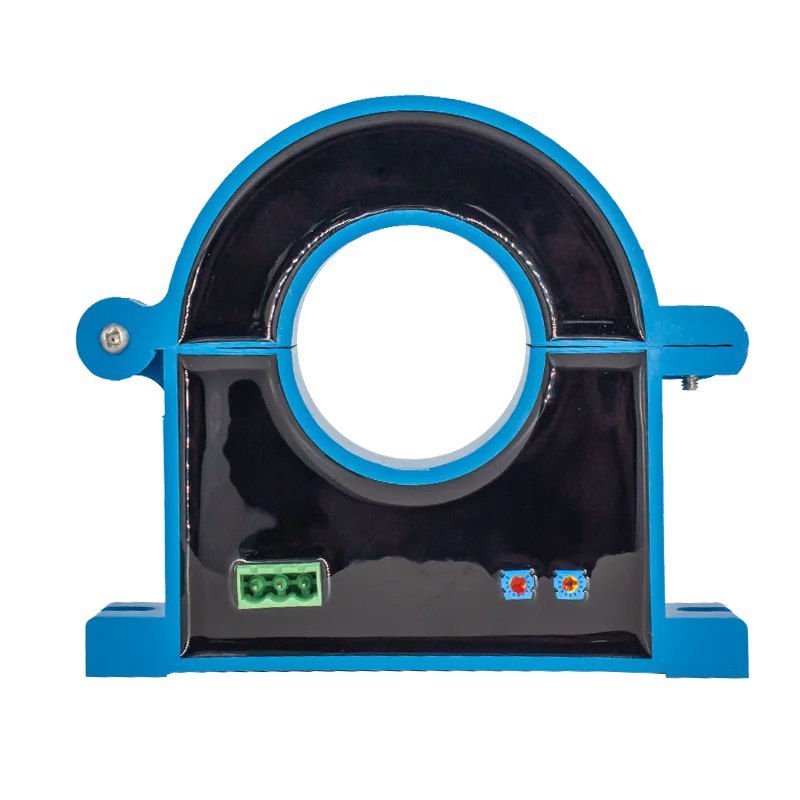 Factory direct sale 4 20ma dc hall current transmitter industrial current sensor 0-500A current sensor 0-10v