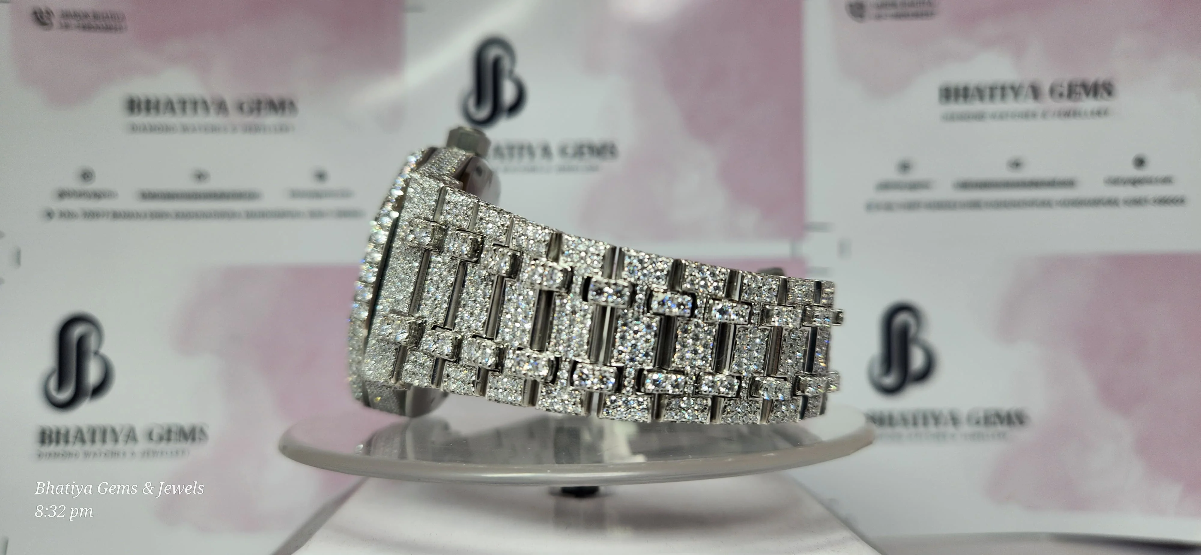Премиум качество антикварные полностью Замороженные VVS прозрачные Moissanite алмазные часы для мужчин с бесплатной доставкой
