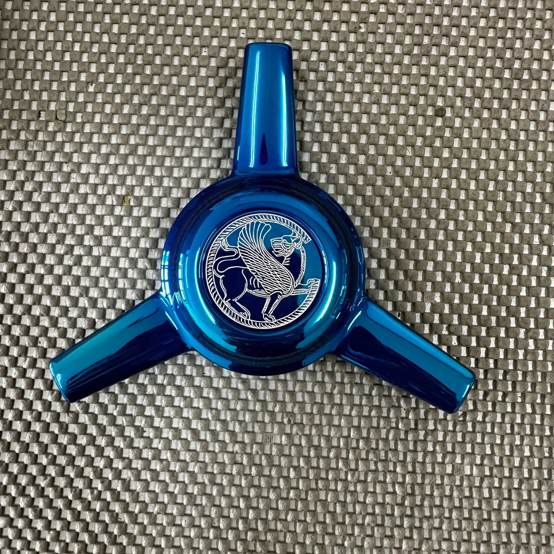 Engraved Lowrider Wheel Trinkets with Artisanal Flair 2 Bar Knock Off