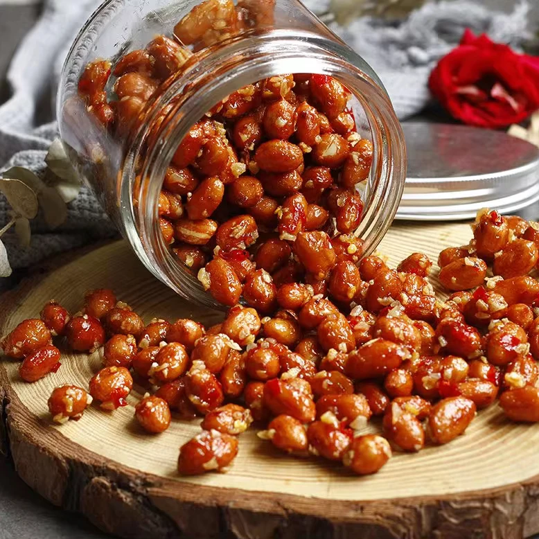 Organic Blanched Peanuts in Bulk Spicy Taste Natural Nut Snacks for Food Use Wholesale from Vietnam Packaged in Bags