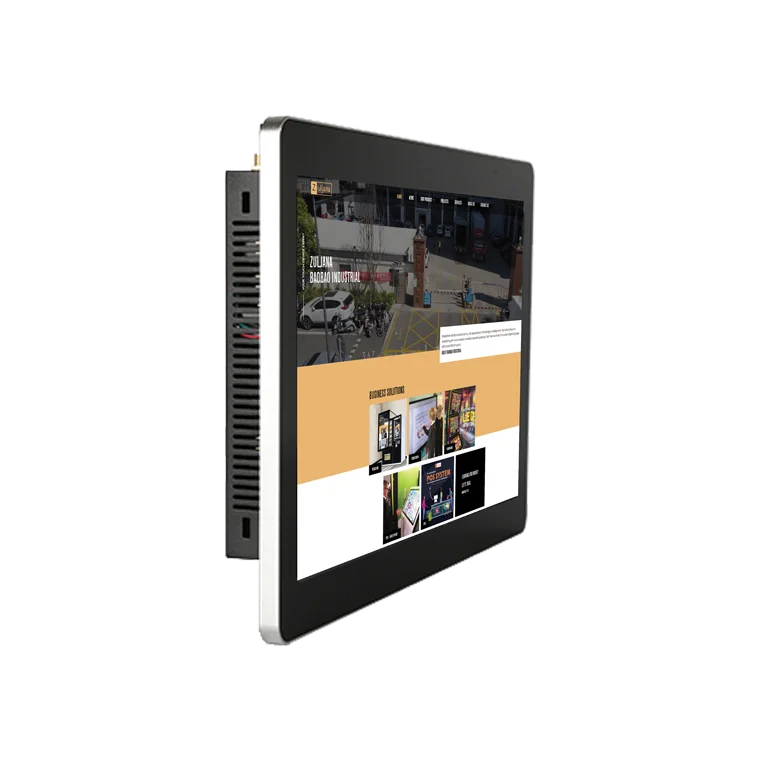 15.6 Inch Android Industrial All In One Embedded Touch Screen Panel PC  Fan-Less